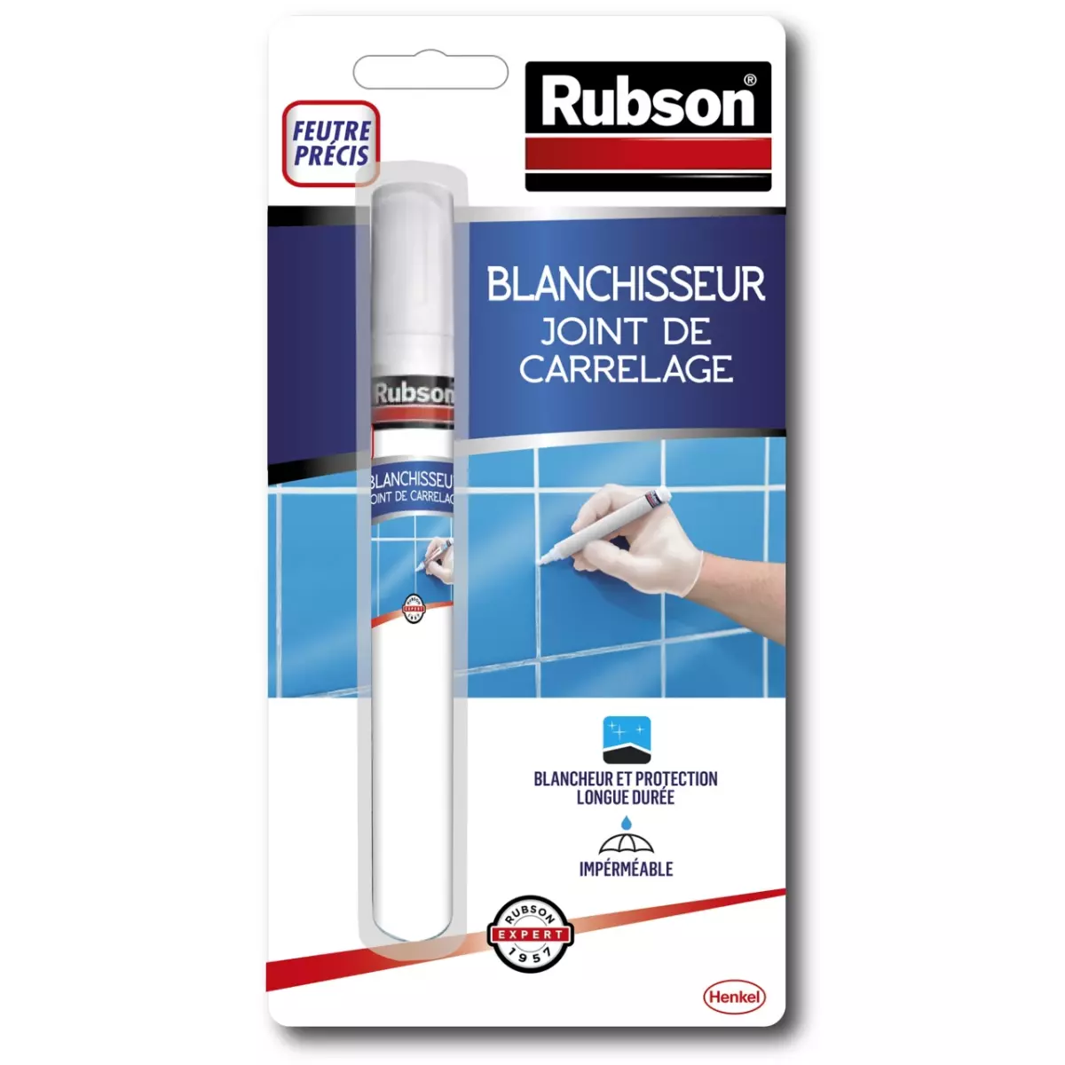 Stylo RUBSON Rénov'joint - Blanchisseur de joint de carrelage - 2670747