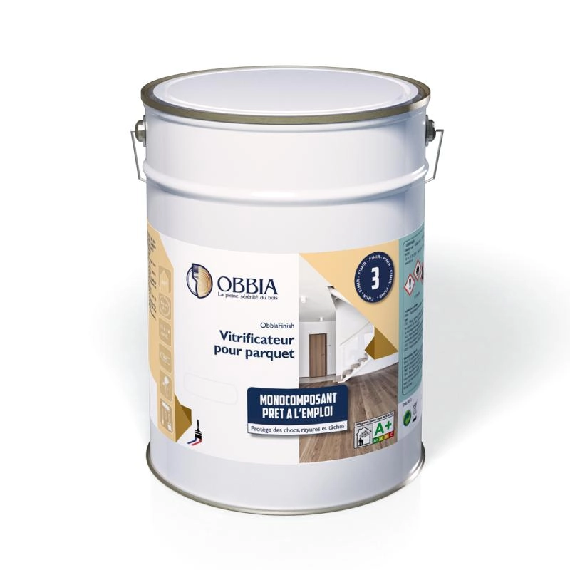Vitrificateur pour parquet et lambris ObbiaFinish OBBIA - bidon 1L  - OBBIAFINISH