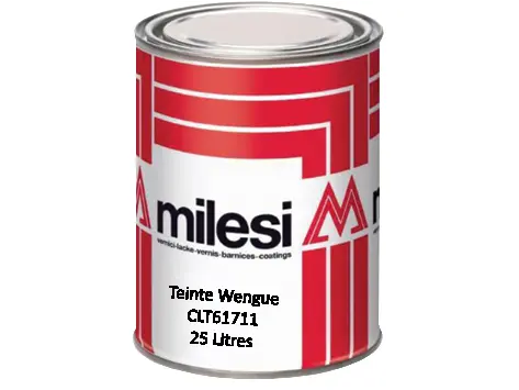 Bidon 25L de Teinte MILESI - Noyer - CLT61712-LOT25 