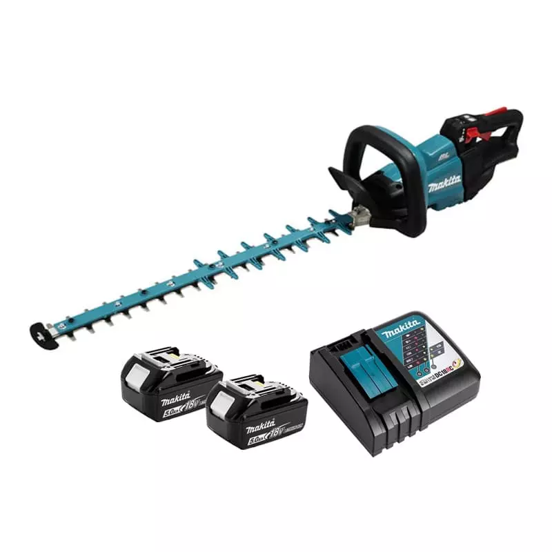 Taille-haie 60 cm 18V LXT  - MAKITA - avec 2 batteries 18V 5.0Ah - Chargeur - DUH602RT2
