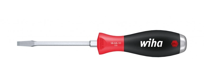 Tournevis 530 Pro SoftFinish Fente 6.5 WIHA - Lame écrou 6 pans 6.5 x 125 mm - 03226 