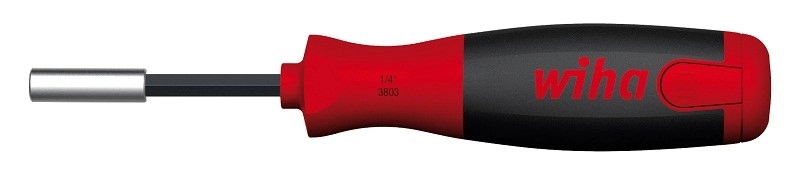 Tournevis WIHA LiftUp 70 mm + 6 embouts intégrés - 38596