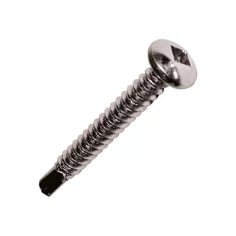 Vis inox A2 autoperceuse à tête cylindrique et empreinte carrée pour alu - SCELL-IT - TCQNXXXXX