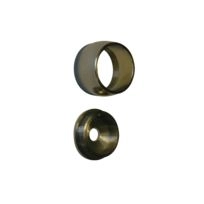 Piton d’embrasure laiton nickelé Ø25mm