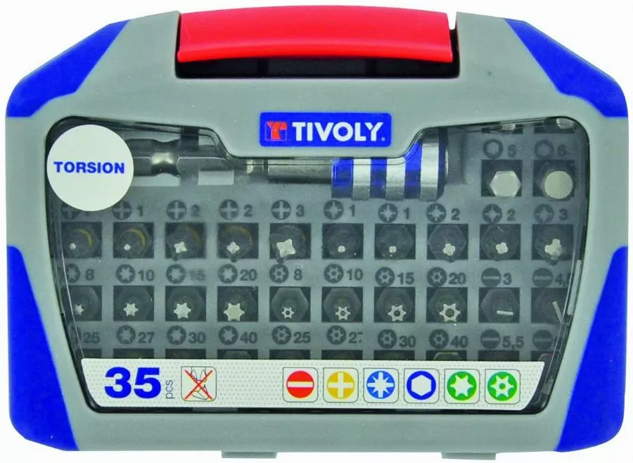 Coffret embouts torsion 35 pièces TIVOLY - 11521572002