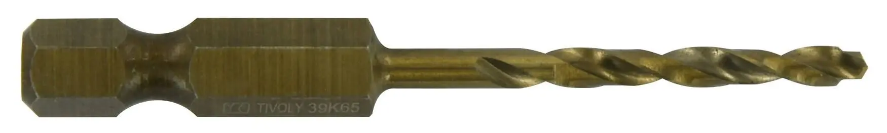 Foret métaux TSP HSS Cobalt taillé meulé - Queue hexagonale - Affûtage étagé - TIVOLY - 1145734