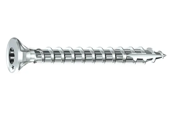 Vis Rocket tête fraisée étoile VYNEX Acier zingué 4x25 - Boite de 500 - 351400025021