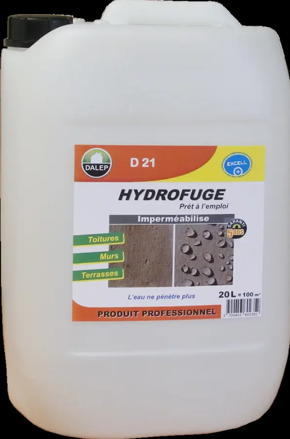 Hydrofuge et Oleofuge DALEP D21 - Prêt à l'emploi Bidon de 200 Litres - 221200