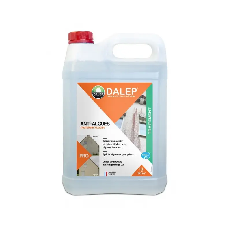Anti-algues DALEP 5L pour murs et façades - 150005