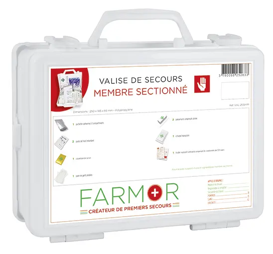 Valise de secours FARMOR - Membre Sectionné - VAL 2539 PP