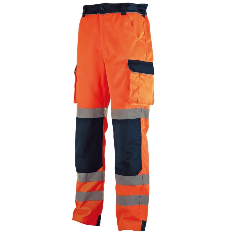 Pantalon Haute visibilité Orange/Bleu SINGER - T.S - PILO01