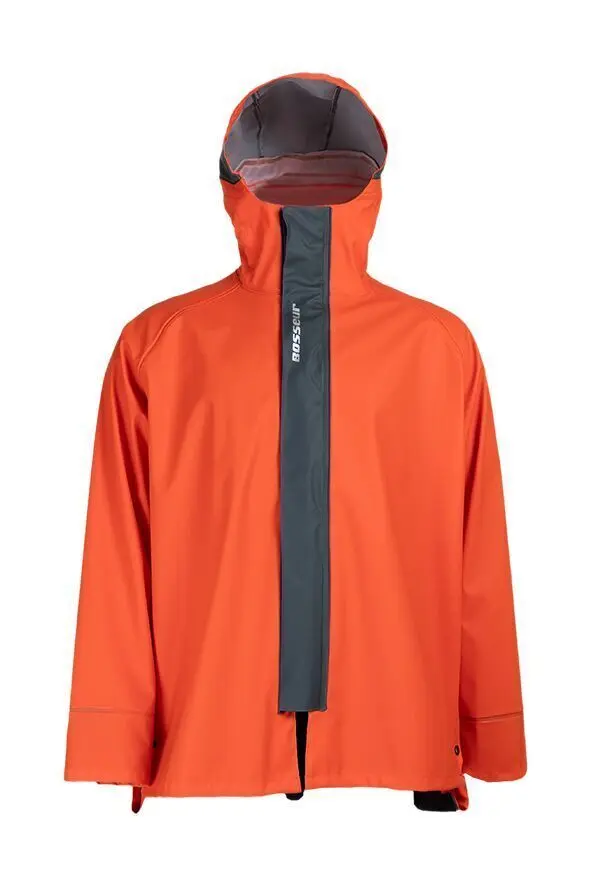 Veste de pluie STORM orange/anthracite - BOSSEUR - 12194-00