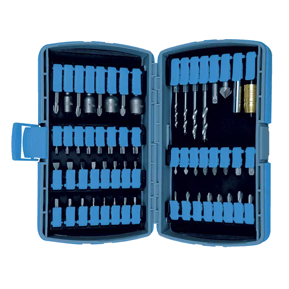 Coffret 56 pièces vissage et perçage LEMAN - 56056