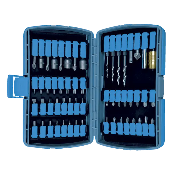 Coffret 56 pièces vissage et perçage LEMAN - 56056