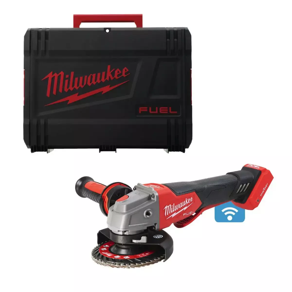 Meuleuse 125MM fuel M18 ONEFSAG125XPDB-0X - MILWAUKEE - Sans batterie, ni chargeur - HD Box - 4933478434