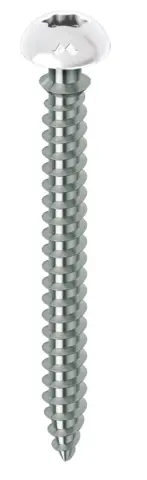 Vis MUSTAD Framex pour PVC - Tête fraisée réduite Torx - Ø6x70 mm - Boite de 100 - Chromiting - laqué blanc - SP305A60070032C