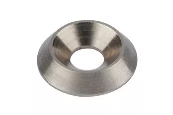 Boîte de 50 cuvettes pleines HECO - Larg.25 mm pour vis Ø8 mm - zingué bichromaté - 22089