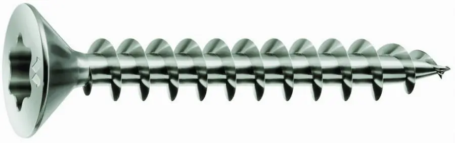 Vis à bois Panelvit Torx MUSTAD TX20 tête fraisée 5.0x60 Filetage total - Boite de 200 - PVACXP500600C8C