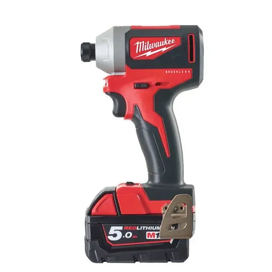 Visseuse à chocs 18V compacte MILWAUKEE - M18 BLID2-502X - 2 batteries + chargeur + HD Box - 4933464520