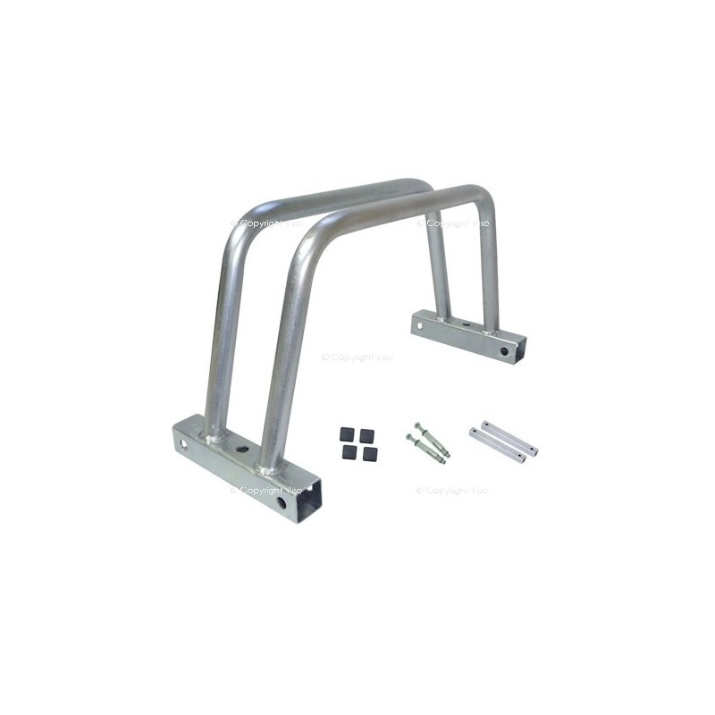 Parc à vélo 1 place + Fixations VISO - 400 x 152 x 220 mm - VELO1