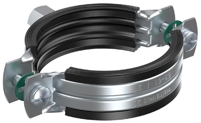 Colliers 2S avec isogaine WALRAVEN M8/10 Ø20-24 mm - Caoutchouc EPDM - 33435024 