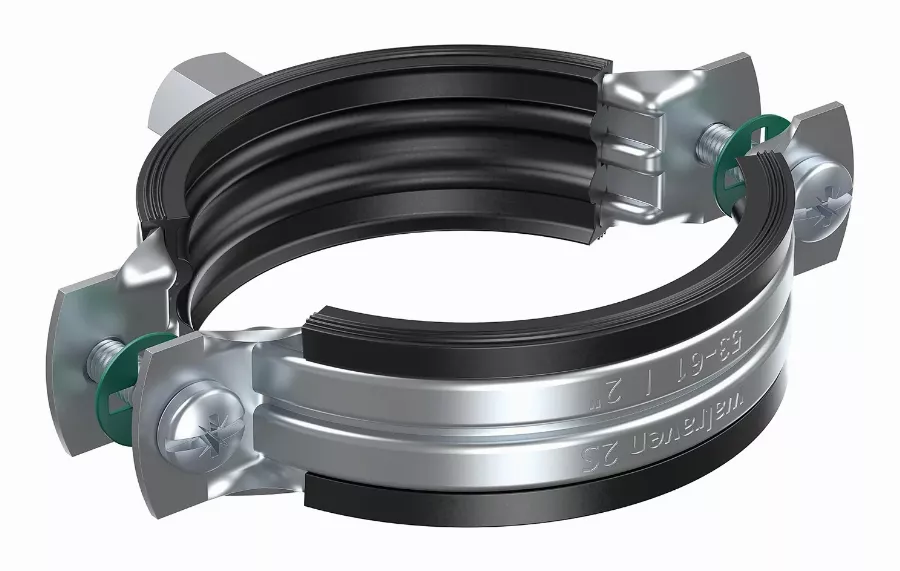 Colliers 2S avec isogaine WALRAVEN M8/10 Ø96-103 mm - Caoutchouc EPDM - 33435103 