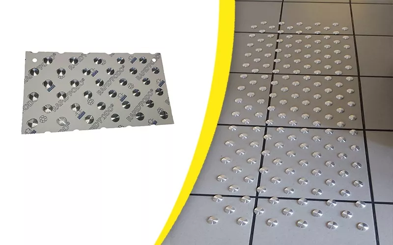 Pastilles podotactiles adhésives Rapidpodo WATTELEZ pour intérieur - 63009