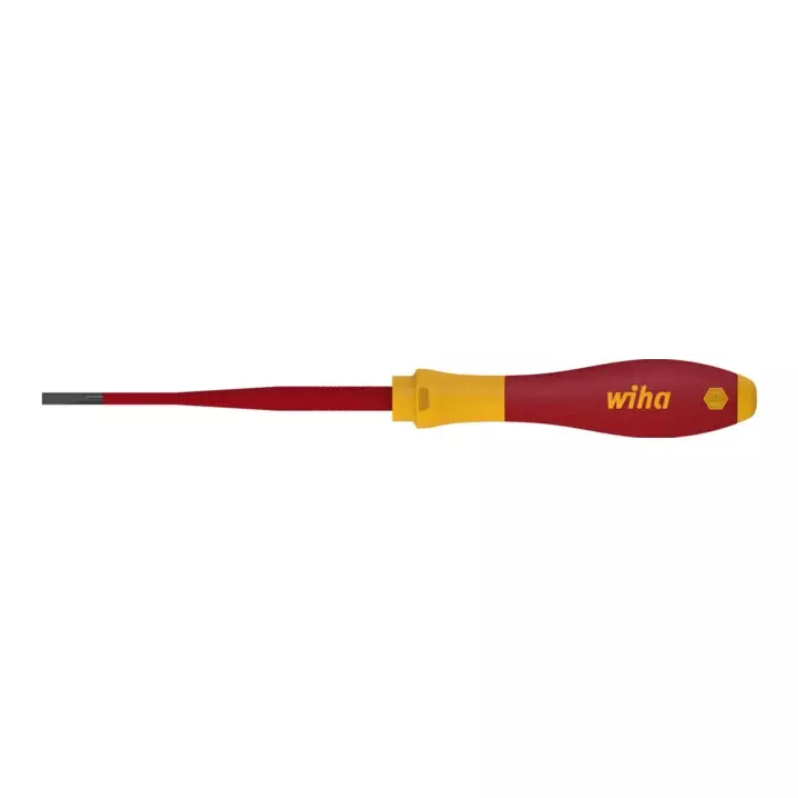 Tournevis plat SoftFinish électrique pour vis à tête fendue 5.5mm - WIHA - 39562