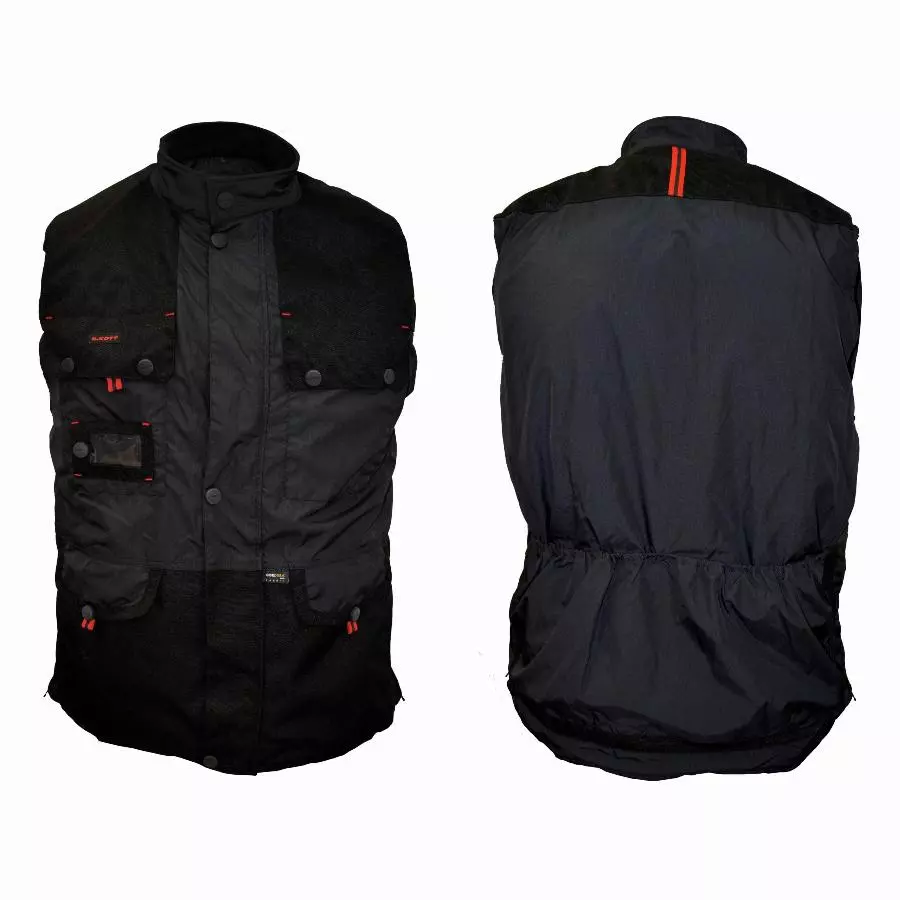 Gilet - ILKOTT - Thermorégulateur sans manche multi poches Noir    XN67