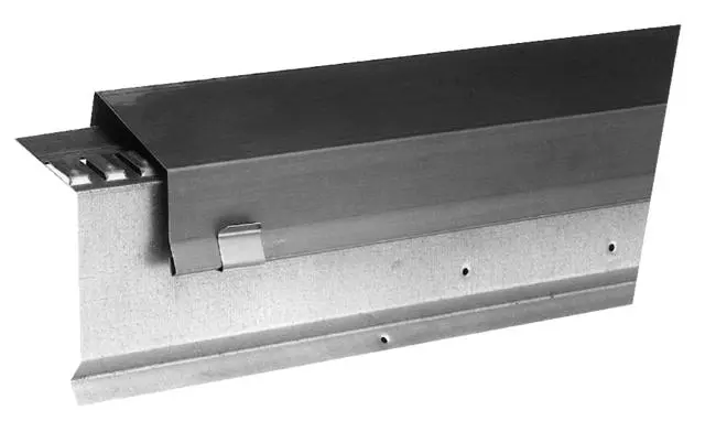 Faîtage ventilé monopente VM Building - quartz-zinc - 250 mm - lg 2m - 211725000